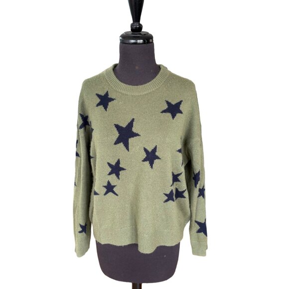 Zadig & Voltaire 100% Cashmere Star Sweater - Rock Chic Luxury Size M - Picture 2 of 13